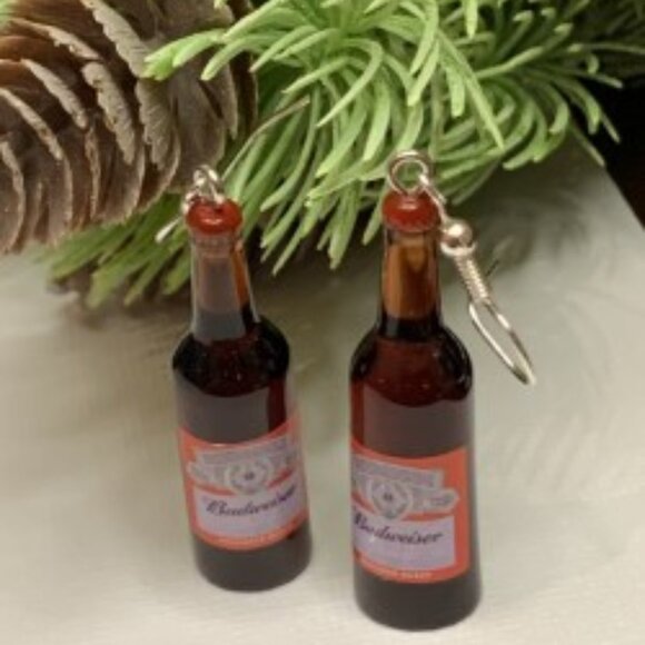 Beer Earring, Alcohol Earring, Drink Earring, Novelty Earring, Funny Food - Picture 5 of 7